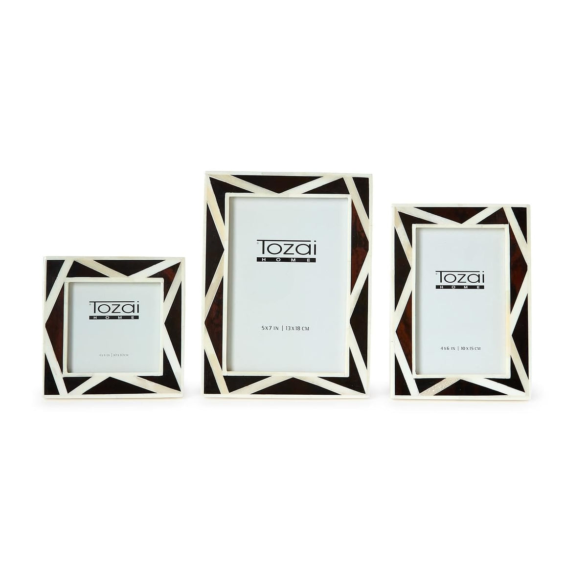 Two's Company Picture Frame, Dark Tortoise