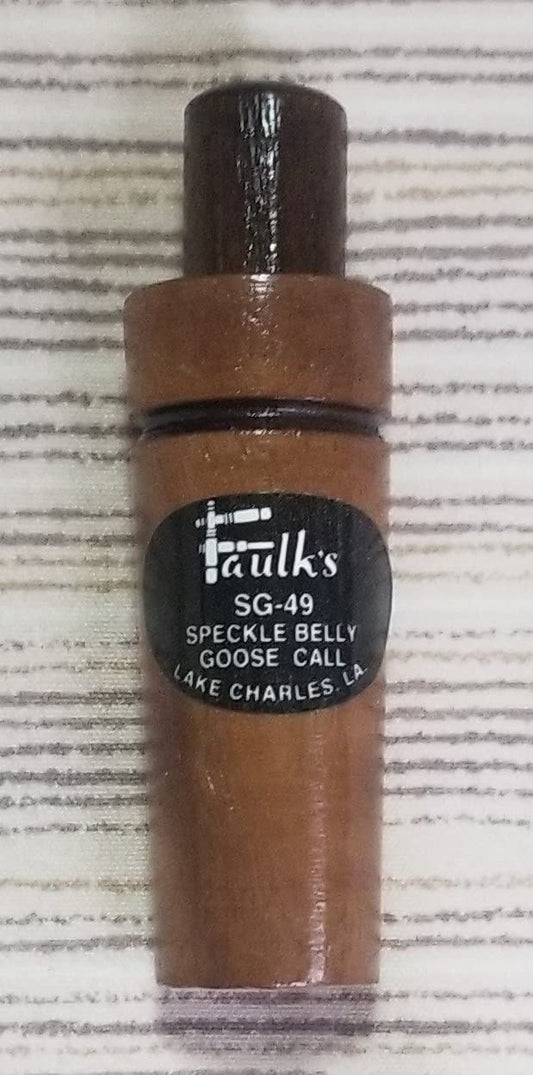 Faulk's Game Calls Speckled Belly Goose Call SG-49, Brown