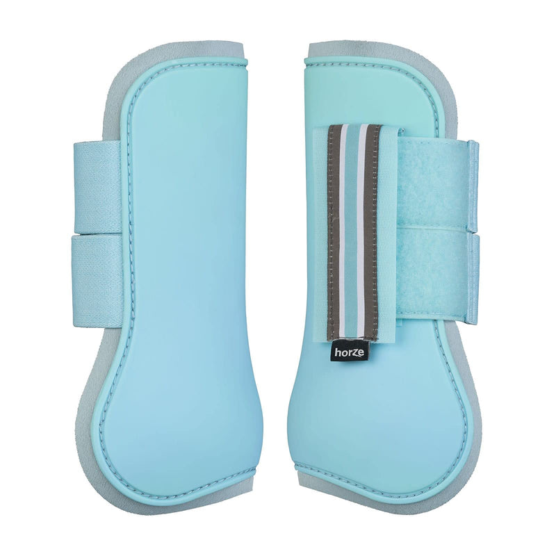 HORZE Adepto Tendon Boots - Canal Blue - Warmblood