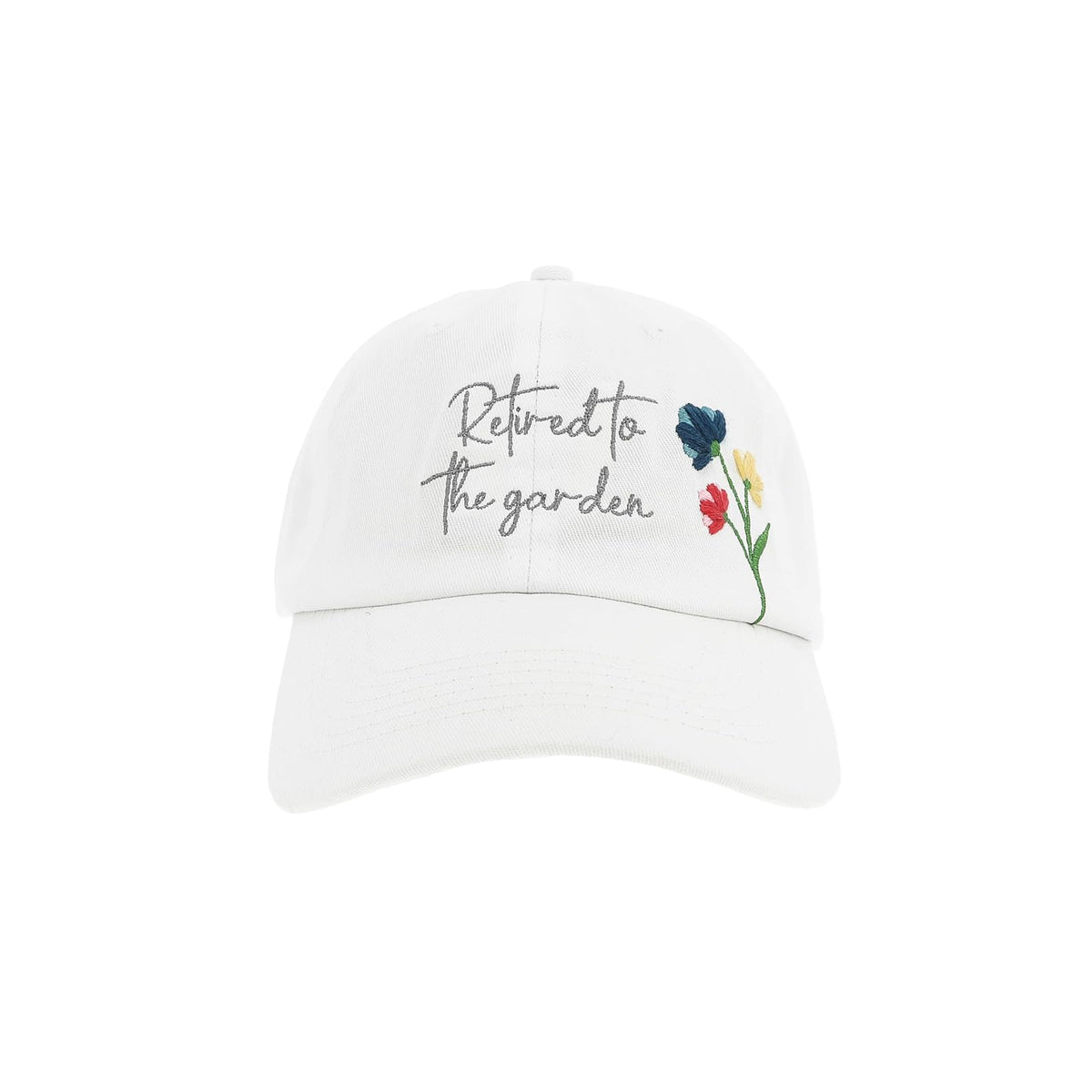 Pavilion Gift Company Hat, White, Multicolored, Modern