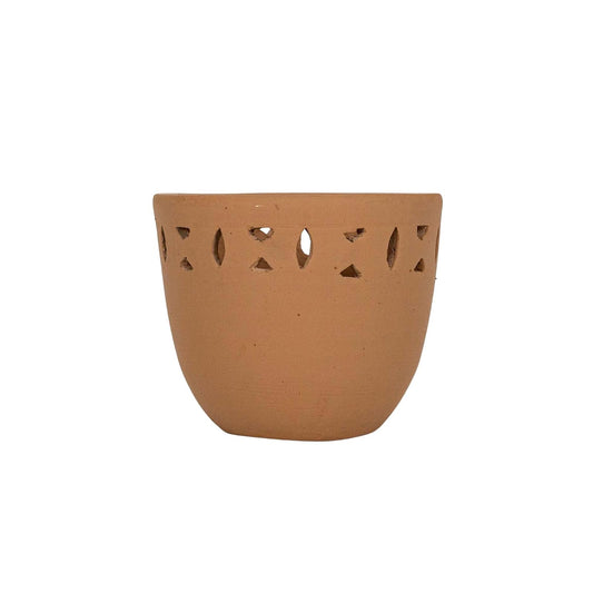Foreside Home and Garden Planter, 6.25 x 6.25 x 5.25 inches, Terracotta