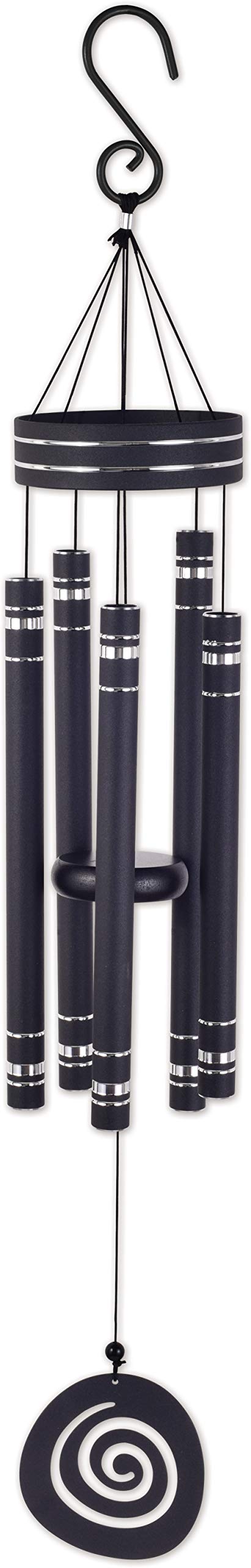 Sunset Vista 93562 Black Wind Chime, 36 inches