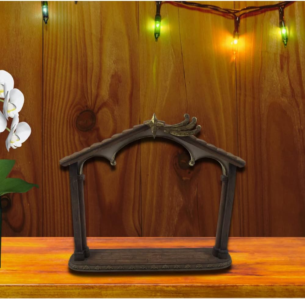 Comfy Hour The Story of Jesus Nativity Scene Collection 9" Nativity Creche Accessory for Christmas Holy Family Nativity Set, Stable for Nativity Scene Figurines, Polyresin