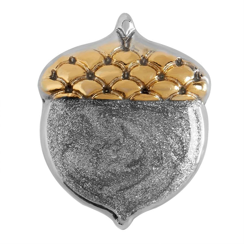 Ginger Snaps Acorn, 20 Millimeter, Silver, Rhodium Plated, Women, Jewelry and Accessories