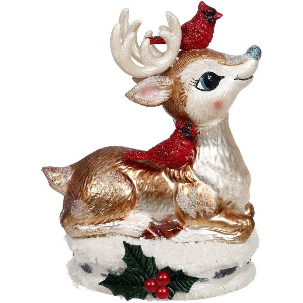 Mark Roberts Christmas 2023 Fancy Reindeer Tablepiece 6.5''