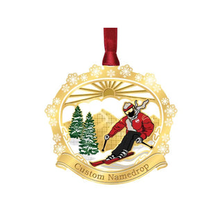 Beacon Design Hanging Ornament, Gold,red, Elegant