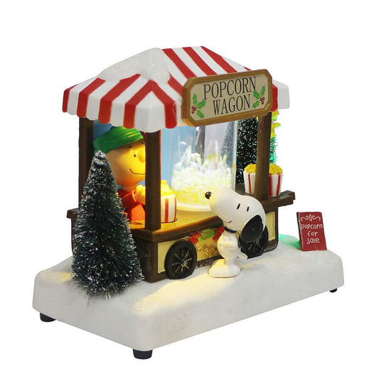 Kurt Adler Kurt S. Adler 7-Inch Battery-Operated Peanuts LED Musical Table Piece, Multi