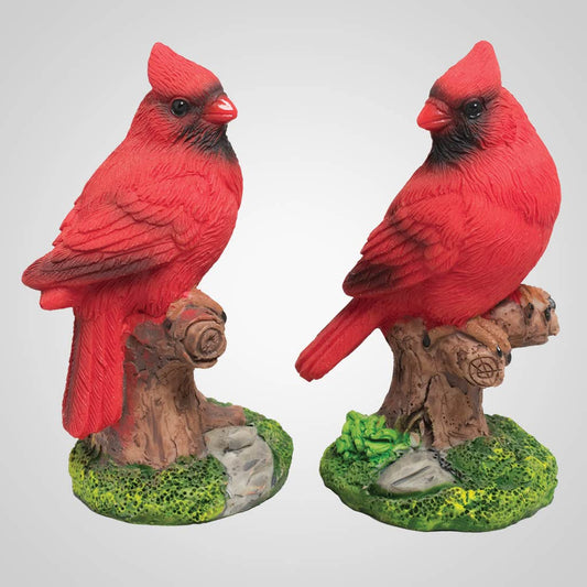Lipco 63382 Small Perched Cardinal Figurine, Set of 2