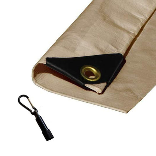 EZ Travel Distribution EZ Travel 7 x 12 Foot Heavy Duty Waterproof Portable Reinforced Pop Up Storage Garage Canopy Cover Tent for Cars, Boats, or Tailgates, Beige