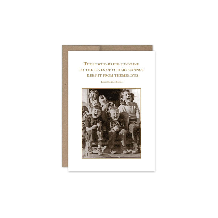 Shannon Martin Design Greeting Card, 4.5 x 6.25", Rich Copper and Sepia Tones