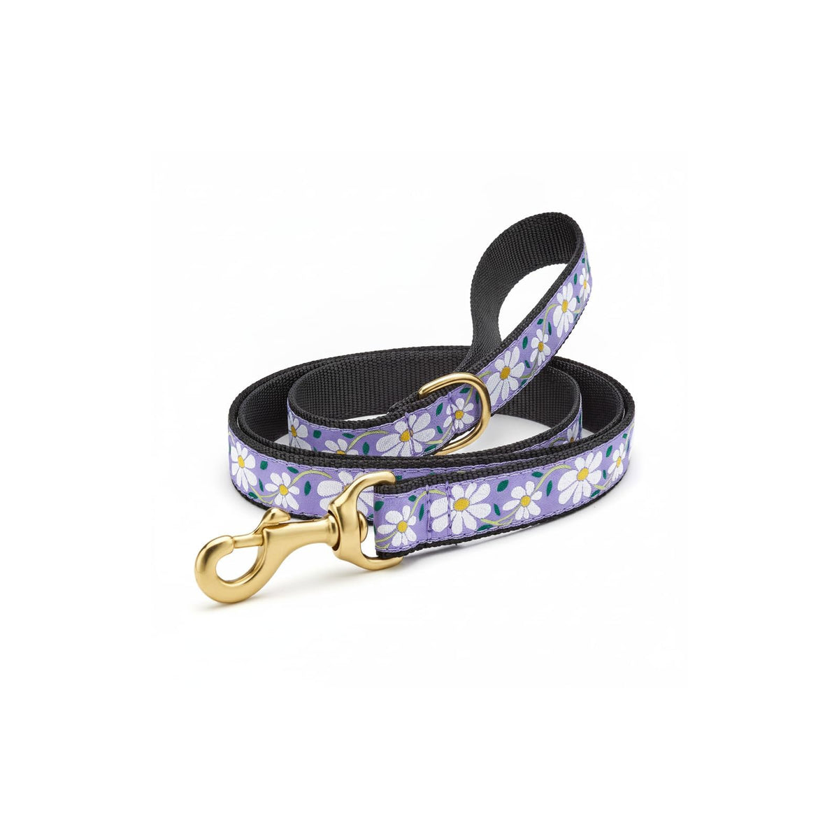 Up Country Leash, 5/8" width - Narrow (5' Length), Daisy