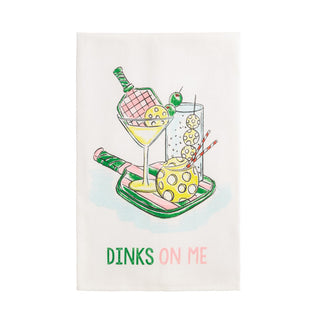 Mud Pie Towel, 26" x 16 1/2", Dinks on Me