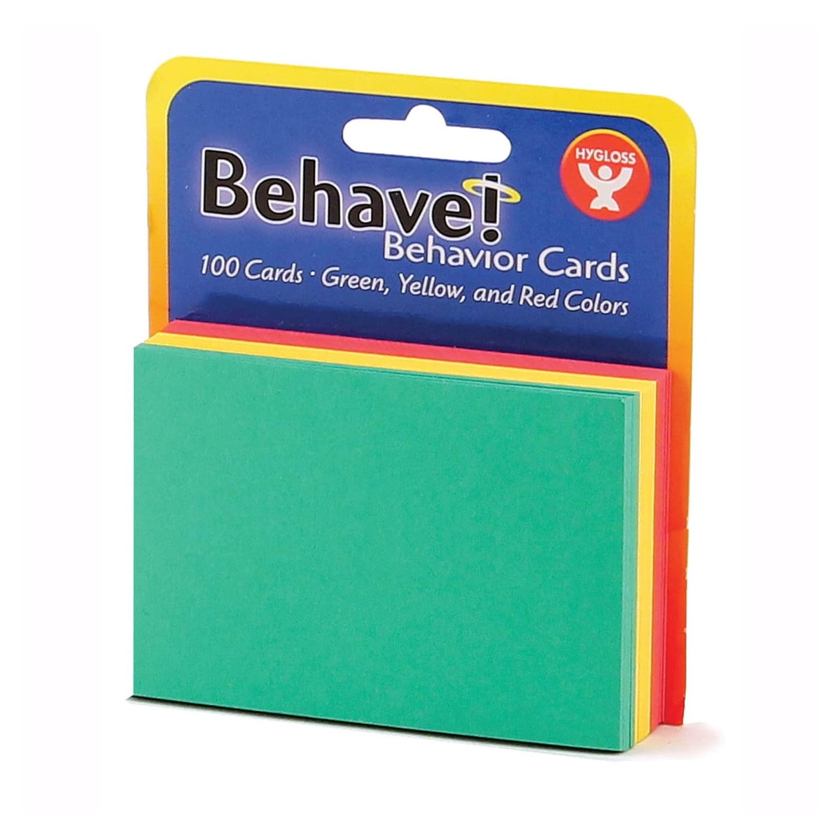Hygloss Toys And Games, 3" x 5", Red, Yellow, Green
