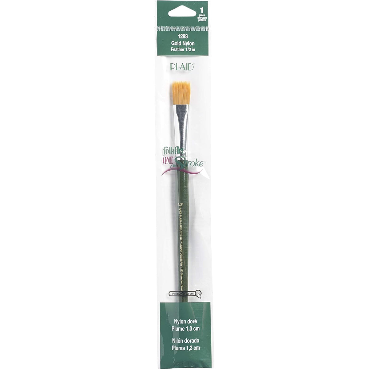 FolkArt Paint Brush, 1/2", Multicolor