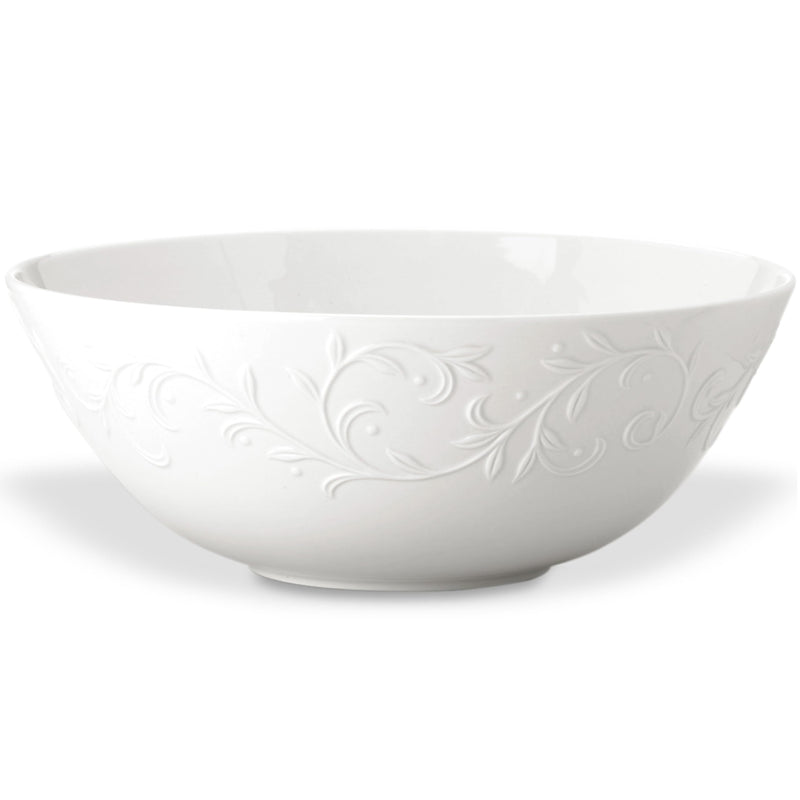 Lenox Opal Innocence Carved Serving Bowl, 3.65 LB, White