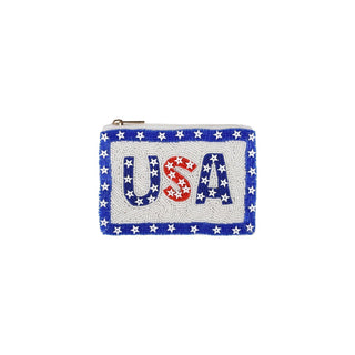 Bamboo Trading Cosmetic Case, 4.75-inches Width x 4-inches Height, Blue