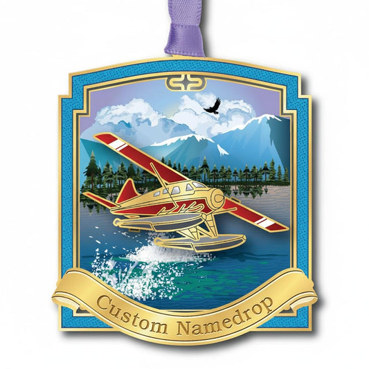 Beacon Design 61239 Floating Sea Plane Hanging Ornament