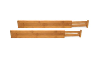Lipper International Bamboo Kitchen Drawer Dividers Set of 2
