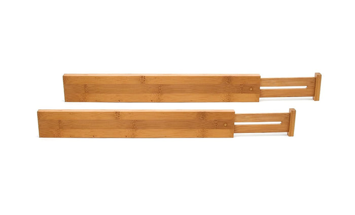 Lipper International Bamboo Kitchen Drawer Dividers Set of 2