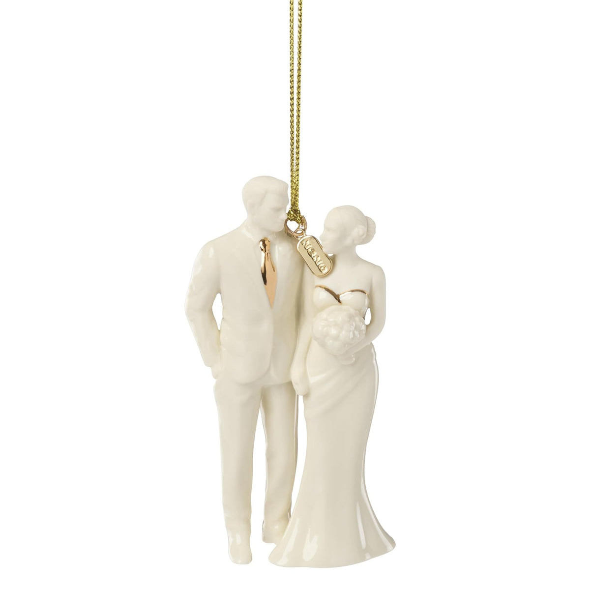 Lenox Hanging Ornament, 1 Count, Ivory/Gold