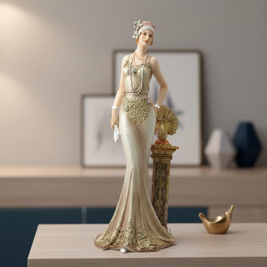 Comfy Hour 13 Inch Victorian Lady Figurine, Elegant Woman Decor