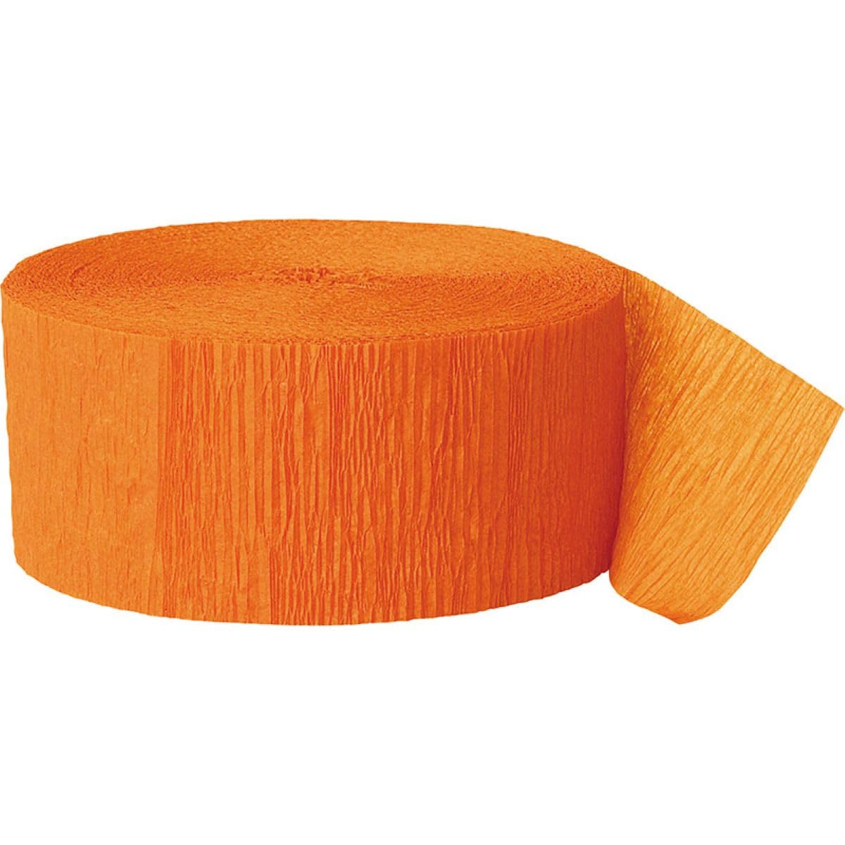 Unique Craft Wrapping Tissue Paper, 81 ft, Orange