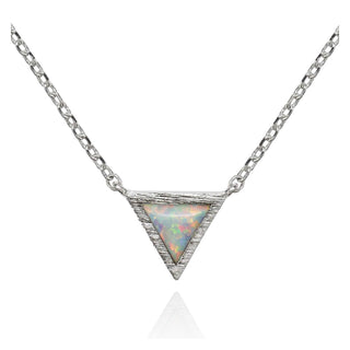 namana Necklace, White Opals, Chain,Elegant