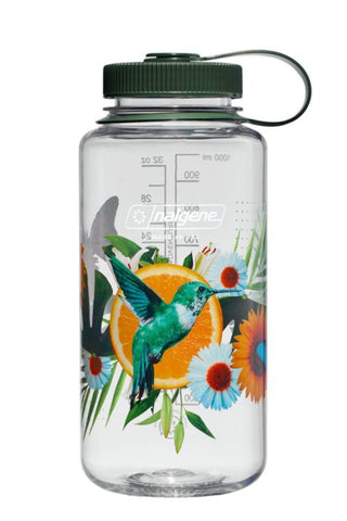 Nalgene Bottle, 32 Ounces, Citrus Hummingbird