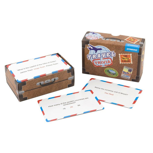 Gift Republic Spinning Hat Travel Trivia Cards