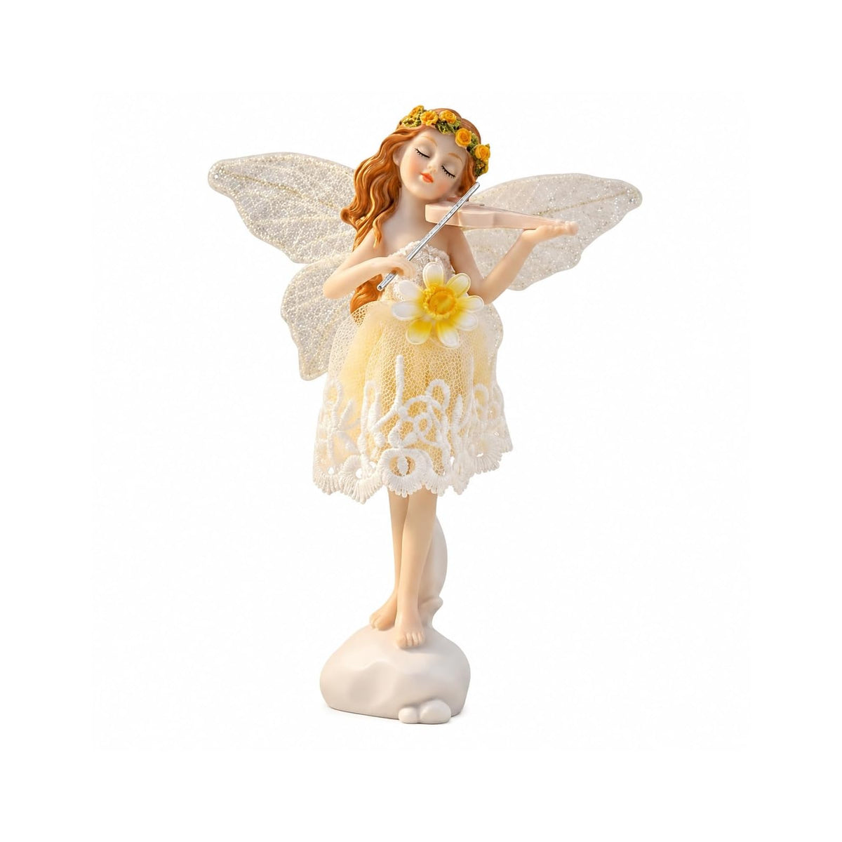 Comfy Hour Figurine, 7 Inch, White