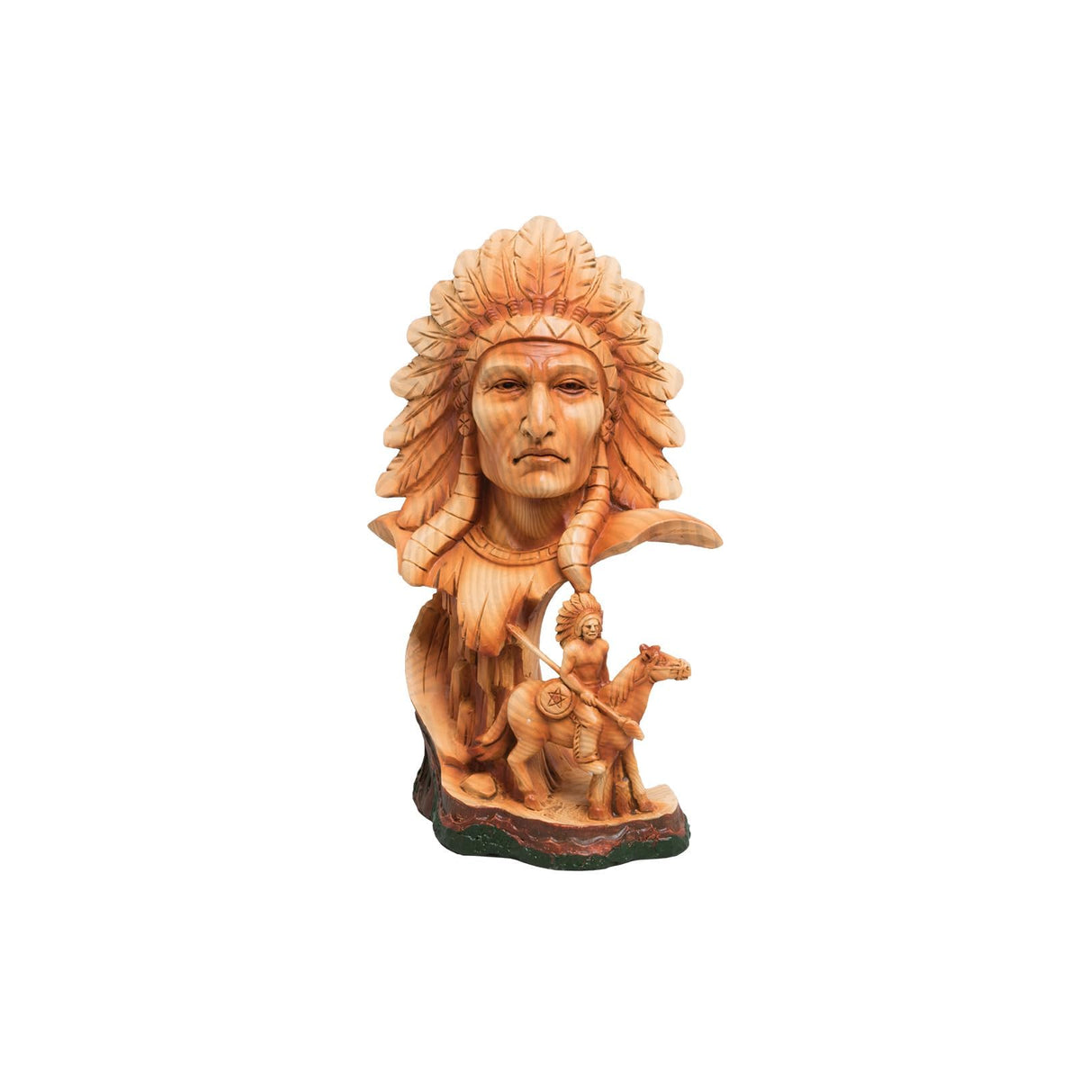 Lipco Sculpture, Brown, American
