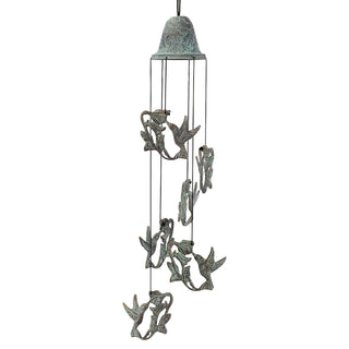 SPI Wind Chime, Verdigris, Vintage