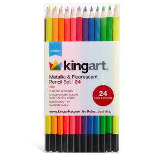 KINGART Writing Instrument, 24 Count (Pack of 1), Assorted