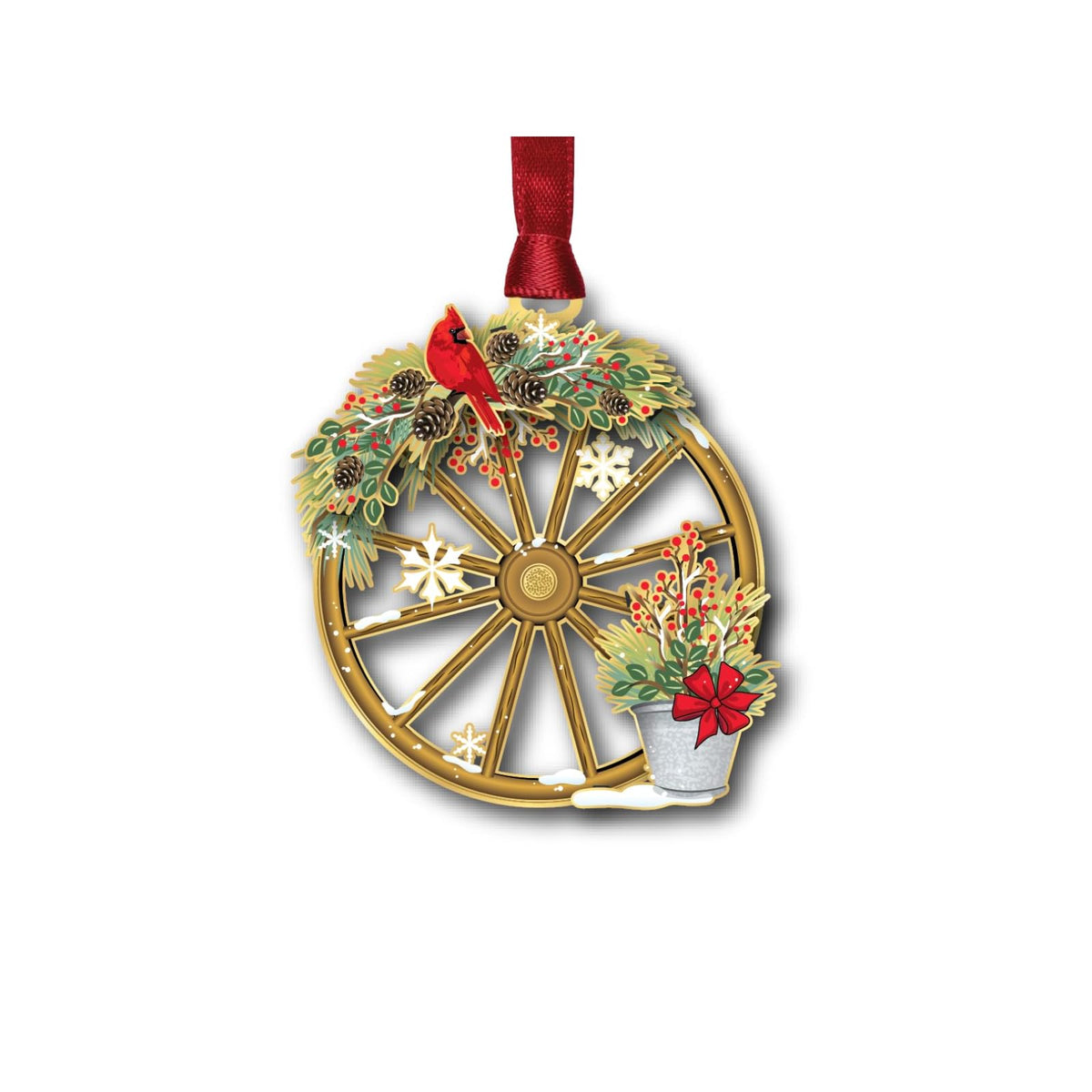 Beacon Design Hanging Ornament, 2.6-inches, Multi Color