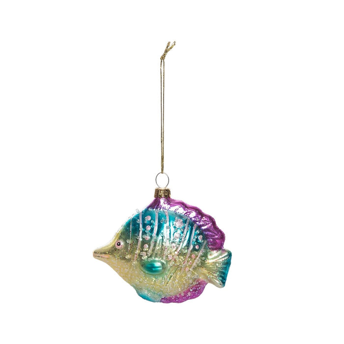 Beachcombers Hanging Ornament, Blue, Yellow, Casual