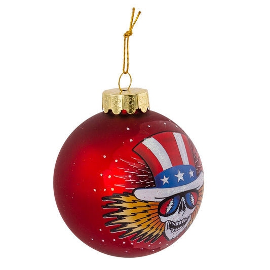Kurt Adler 80mm Grateful Dead Glass Ball