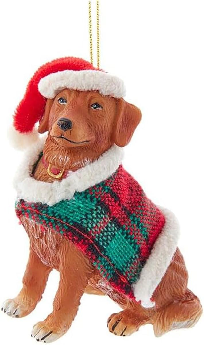 Kurt S. Adler Hanging Ornament, one size, Golden,green,white