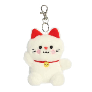 Aurora Palm Pals 4.5" Kota Lucky Cat Adorable Clip-On
