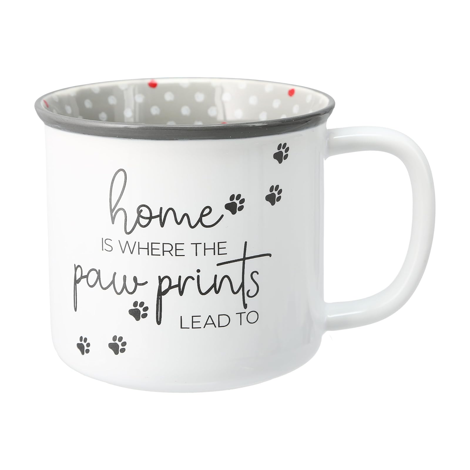 paviliongift Home is Where the Paw Prints Lead To Coffee Mug 18 oz