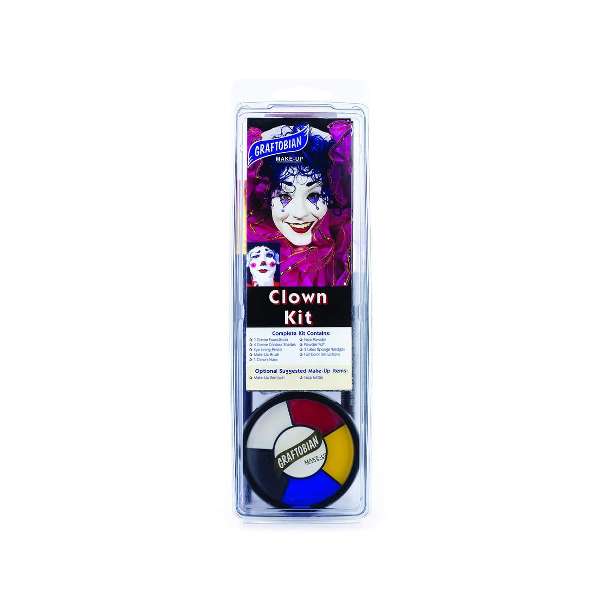 Graftobian Body Paint, Medium, Multi-colored