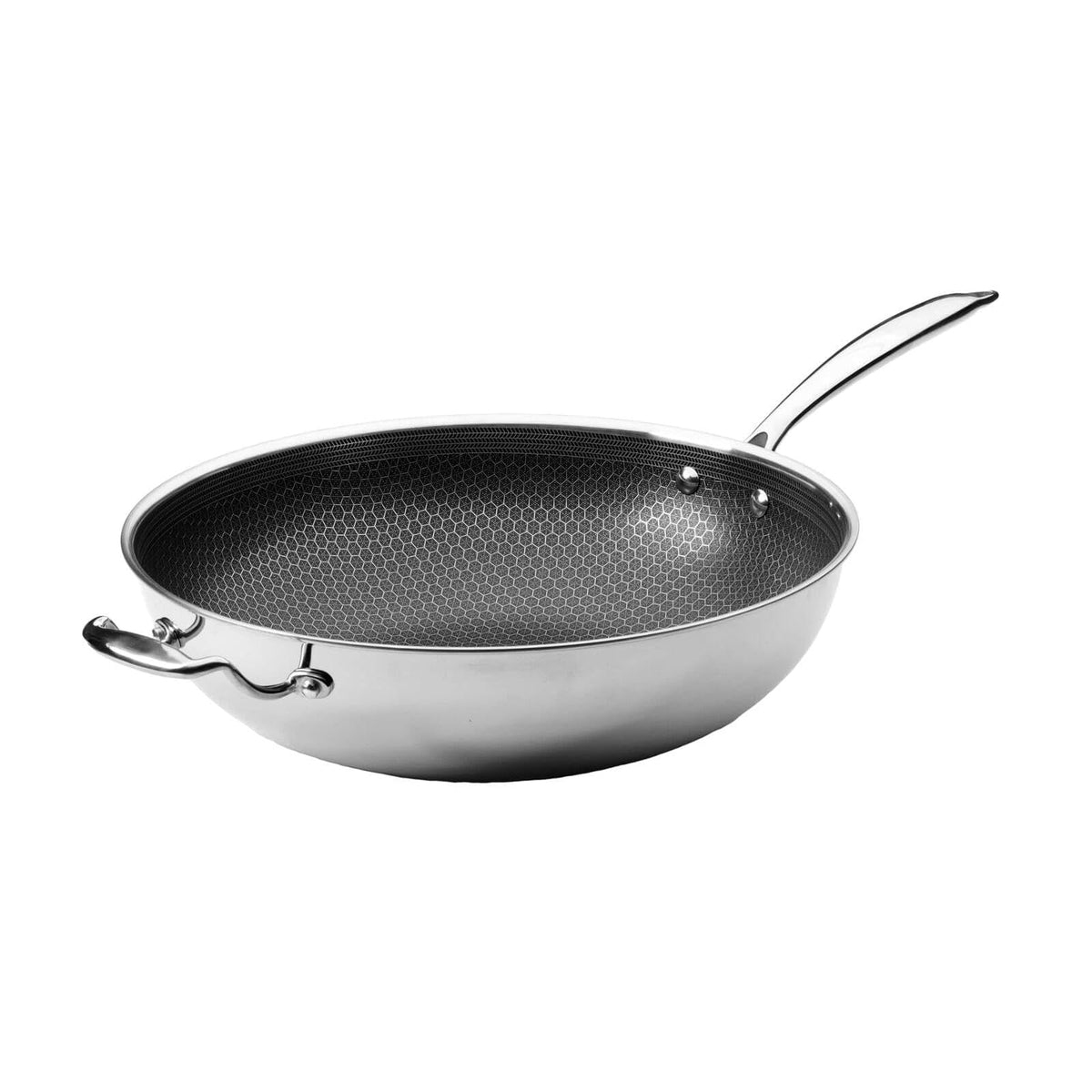 Black Cube Saute Fry Pan, 12.5-Inch, Black