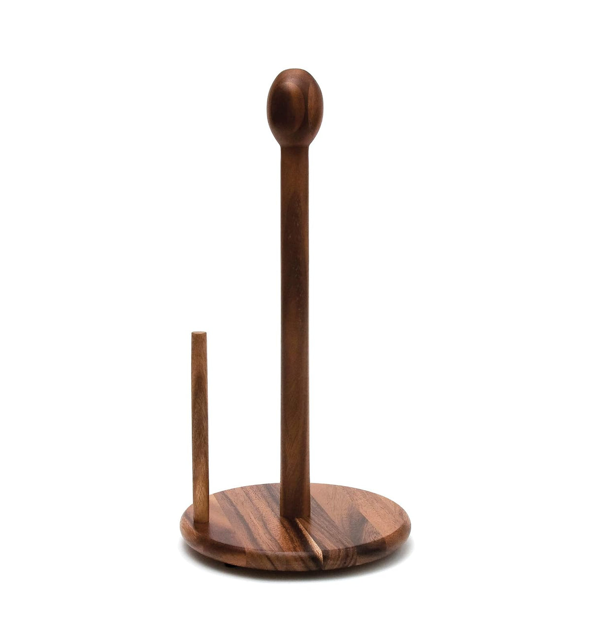 Lipper International Standing Paper Towel Holder, Acacia