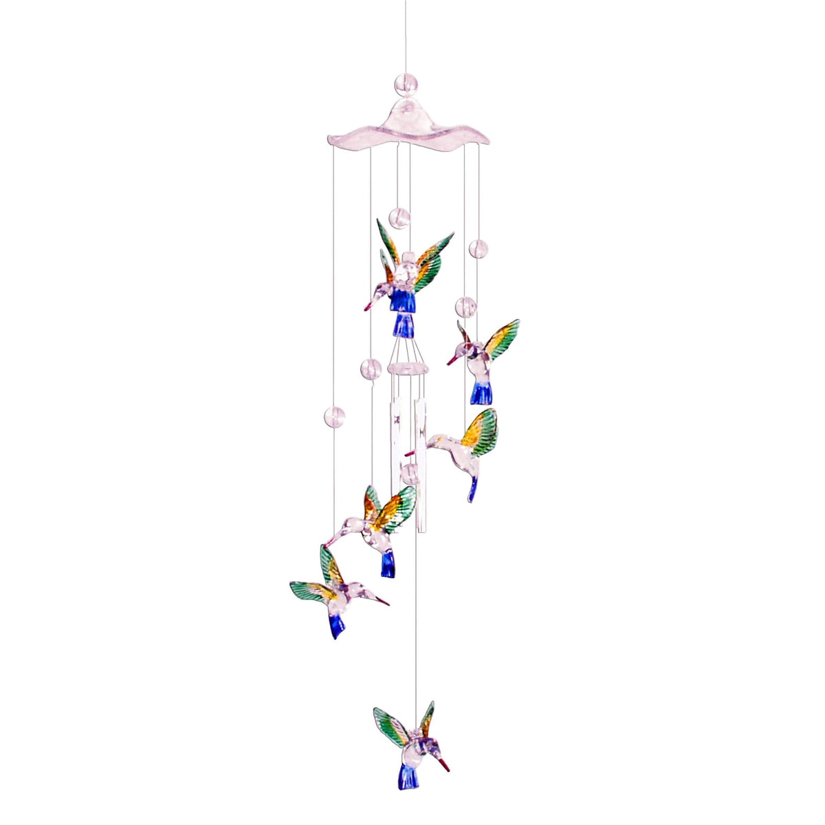 Spoontiques Wind Chime, 15" long, Hummingbirds