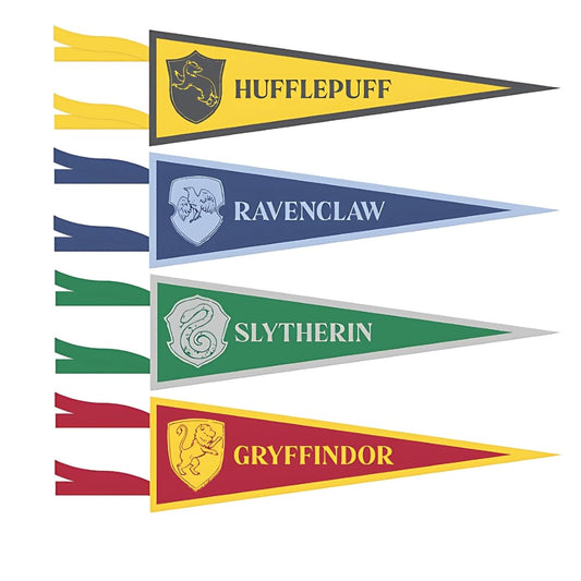Unique Industries Unique 23591 Fabric Pennant Banners-Harry Potter Party-Pack of 4, Multicolour