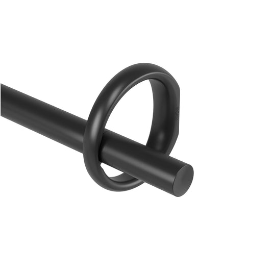 Umbra Hanging Rod, 42-120" (107-305 cm), Black