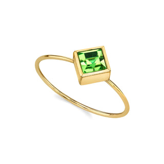 1928 Jewelry Company Ring, 7, Green
