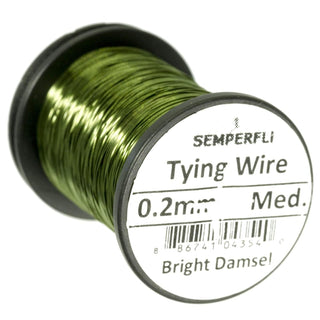 Semperfli Wire, 0.2mm, Bright Damsel Green