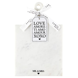 Santa Barbara Design Studio Cutting Board, 10.8"L x 0.5"W, Mr & Mrs