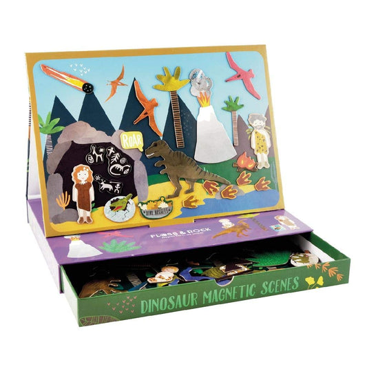 Floss & Rock 41P3644 Dino Magnetic Play Scenes