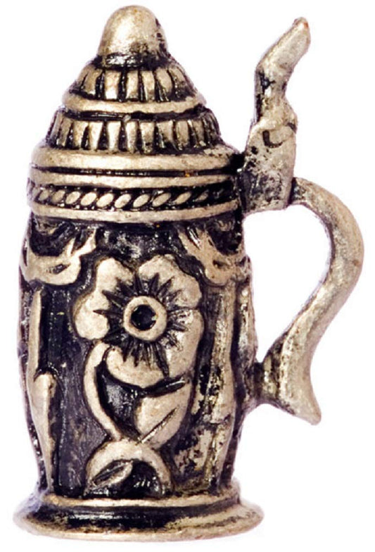 Aztec Imports Farrow Industries Dolls House Miniature 1:12 Scale Metal Pub Bar Accessory Beer Stein Ale Tankard